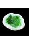 MINI 15-30g green 1PC Natural Agate Plated/Electroplated Cornucopia Crystal Cave Raw Stone Bare Ston - 4