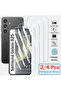 4Pcs HD Glass For Galaxy S23 2/4Pcs Tempered Glass Screen Protector For S26 S25 S24 Ultra S23 S22
