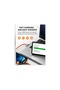 كابل شحن سريع من USB إلى USB-C بزاوية 180 درجة °   رأس دوار بزاوية قائمة، قدرة طاقة 120 واط، كابل نقل بيانات وشحن بطول 2 متر - 4