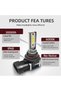 H11 2pcs Car Fog Lights H11 LED Headlight Bulbs Upgraded 1:1 Mini Size H7 9006 HB4 9005 HB3 DOB 1000 - 4