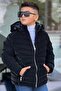 Boy's Detachable Hooded, Densely Stitched Nova Fabric Winter Puffer Coat Km4016
