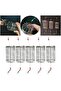 S 5x Solid Fishing Feeder Cage Trap Basket Container Carp Lure Attracting Mesh Cages Fishing Tackles