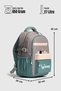 51943 School Backpack Student Daily Travel Holiday Sports Walking Trip Green - 8