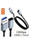 BSN 0.3m Double Sided 10Gbps Data Strip Chip USB 3.2 Connection Cable USB Male To Type-C Female Adap - 8
