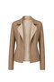 Liora Women's Double-Sided Genuine Leather Blazer Jacket - 6