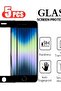 5 قطع من الحرير الأسود لهاتف iPhone SE 2022، 5 قطع من الزجاج المقوى بغطاء كامل لهاتف iPhone 7 8 6 6s Plus لهاتف SE - 8