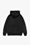 Black Basic Oversize Men's Jacket Hoodie - 2