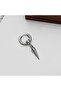 Silver Cone Pendant Earrings Stainless Steel Ear Hoops for Men and Women - 6