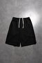Black Modern Ease Jorts Men's Shorts - 2