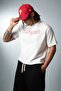 تي شيرت رجالي من Red Motion باللون الأبيض Boxy Crop - 5