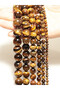 8mm Apx 45pcs 1 Strand 4/6/8/10mm Natural Stone Tiger Eye Round Smooth Gemstone Beads for Jewelry Ma - 7