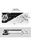 40x90cm Black and White Cherry Blossom Gaming Mouse Pad 900x400 XL Extended Large Mouse Mat Desk Pad - 5