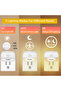 1PC LED Night Light Motion Sensor Light 220V EU Plug In Smart Motion Sensor Light Warm and White Lig - 2