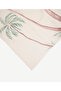Hand Painted Tropical Patterned Shawl - 2