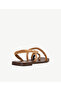 Thin Strap Single Toe Suede Sandals - 4