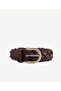 Leather Mesh Belt