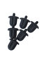 10PC Black 6.35mm Audio O Jack For PC AV Equipment Cellphone DVD Microphone Socket Dust Cover - 3