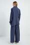 Oversized Trench Coat with Buttoned Stopper - 8