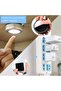 40x60mm 10pcs black Nylon Self Adhesive Round Sticker Hook and Loop Fastener Tape Strong Double Side - 2