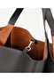 حقيبة كتف جلدية مبطنة من الكانتارا - 4