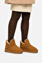 Lusso Thick Sole Winter Women's Boots with Fur Inside - Tan - 4