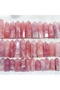 4-5cm rose tower Rose Quartz Natural Healing Crystal Tower, Pink Crystal Pillar, 6 Sided Single Poin - 6