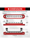 DAIERTEK قضيب توصيل (باص بار) لتوزيع البطاريات الصغيرة، كتلة توصيل طرفيات موجبة وسالبة 12 فولت، 2 ×... - 2