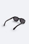 Black Round Frame Polarized Sunglasses B008810 - 4