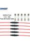 10A 10PCS 5PCS 5*20mm Glass Fuse Holder Screw Type 5X20mm with 5PCS 20AWG Wire Cable 5X20MM Glass Fu