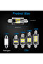 White 31mm 2PCS NAO C5W LED CANBUS Error Free Festoon 31mm 36mm 39mm 41mm 12V 3030 SMD C10W For Car - 6