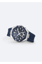 Men's Navy Blue Gift Boxed Silicone Cord Wristwatch B009043 - 2