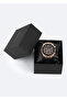 Men's Black Gift Boxed Silicone Cord Wristwatch B009041 - 4