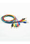 2pcs red 2Pcs 2mm Test Wire Line 50cm Banana Plug Connector Gold-plated Pure Copper Solder Tail Fo - 4