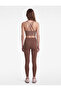 Slim Fit Strapless Sports Bra with Back Detail and Covered Straps - 3