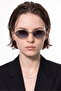 Dorian Silver Black Gradient Sunglasses