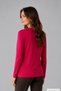 Women's Crew Neck Viscose Lycra Long Sleeve T-Shirt-fuchsia Purple - 8