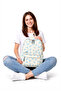 4-Compartment Large Size Blue Bow Patterned Women's Backpack - Daily Use Women's Backpack - 5