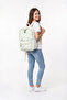 4-Compartment Large Size Blue Bow Patterned Women's Backpack - Daily Use Women's Backpack - 2