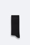 Men's Black Plain Bamboo Socks B008505