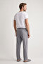 100% Cotton Single Jersey Compact Combed Cotton Fabric Men's Pajama Bottoms Gray Comfortable Fit with Pockets Elastic Drawstring Anti-Sweat Breathable Flexible - 7