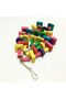 1pcs Parrot Chewing Toy Bird Parrot Blocks Knots Tearing Toy Bird Cage Bite Toy For African Grey ... - 3