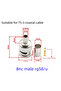 5sets 5/10Sets BNC Male Crimp Connectors RG58 Coax Cable Plug for CCTV Camera BNC Communication Conv - 6