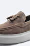 Men's Mink 100% Suede Leather Loafers A41Y8029 - 3