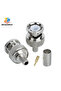 5sets 5/10Sets BNC Male Crimp Connectors RG58 Coax Cable Plug for CCTV Camera BNC Communication Conv - 2