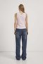 Sleeveless Blouse with Flounces on the Skirt - 6