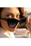 Dk4300-1 Black Gradient Polarized Glass Women's Sunglasses - 2