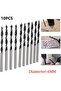 10Pcs Drill Bits Wood Drills With Center Point Wood Cutter Hole Sawcarpentry Tool 4mm Diameter Fo... - 7