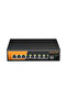 Switch with AU Plug KeepLiNK 9-Port Multi-Gigabit Switch with 8-PoE 2.5Gb Ethernet and 1-SFP+ 10Gb U - 7