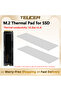 1PCS 70X20X1.5mm TEUCER M.2 Thermal Pad 10.8W/ 70x20mm Silicone Thermal Pads Non Conductive Heatsink