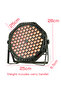 US Plug New 80W upgradation 54 par light LED Stage Party Lights Flat Par Strobe Dmx512 Control RGB 3 - 6